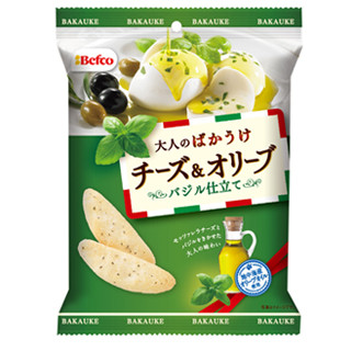 「大人のばかうけ」から「チーズ&オリーブ」発売 - バジルの香り豊かに