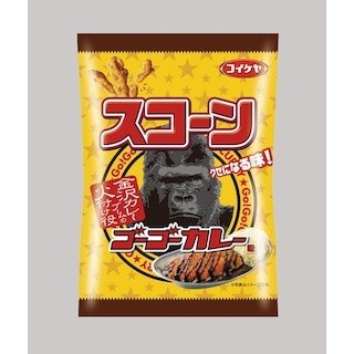 ゴーゴーカレー味の湖池屋「スコーン」登場 -カツの風味やキャベツの香りも