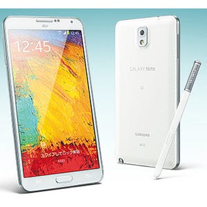 KDDI、5.7インチ液晶の「GALAXY Note 3」を発表 - ペン操作がより快適に