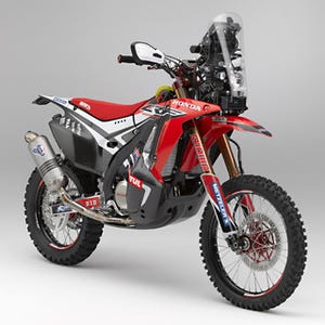 ホンダ、ラリー競技専用モデルの新型二輪車「CRF450 RALLY」の写真を公開