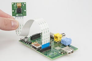 RSコンポーネンツ、Raspberry Pi Model Aと専用カメラモジュールのセット