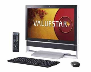 NEC、一体型PC「VALUESTAR N」秋冬モデル - 最上位は23型で3波5チューナー