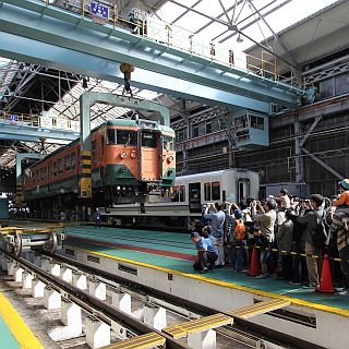 JR西日本、吹田総合車両所を11/9に一般公開 - 車輪取付けなどの作業実演も