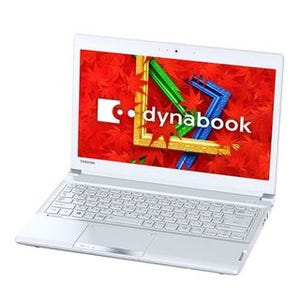 東芝、14時間駆動の13.3型オールインワンノートPC「dynabook R734」