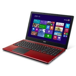 日本エイサー、2カラー&3グレードの15.6型スタンダードノートPC