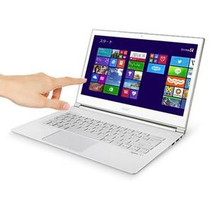 日本エイサー、WQHD解像度の13.3型Ultrabook - ストレージはSSD RAID