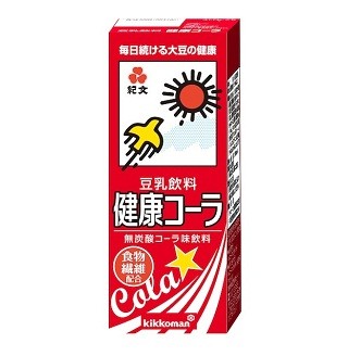 紀文 豆乳飲料に「健康コーラ」味が登場 -"爽快な喉ごし"