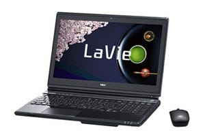 NEC、全機ハイブリッドドライブ搭載の「LaVie L」2014年春モデル