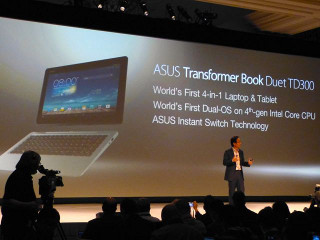 CES 2014 - Windows/Androidの2役ノートと激安Atomスマホで戦うASUS