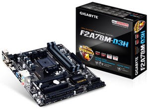 GIGABYTE、A78チップセット搭載のSocket FM2+対応マイクロATXマザーボード