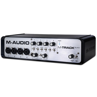 24bit/96kHz対応USBオーディオMIDIインタフェース「M-AUDIO M-Track Quad」