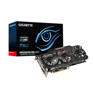 GIGABYTE、3連ファンを備えた独自クーラー採用のRadeon R9 290搭載カード