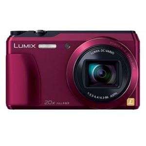 パナソニック、180度チルト式モニター搭載の「LUMIX TZ55」