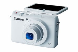 キヤノン、サブカメラで"ワイプ撮り"が可能になった「PowerShot N100」