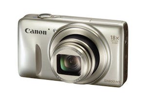 キヤノン、26mm厚ボディに18倍ズーム搭載のコンデジ「PowerShot SX600 HS」