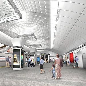 大阪市交通局、御堂筋線梅田駅のアーチ空間を2015年春めどにリニューアル!