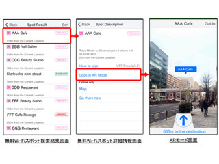 ナビタイム、訪日外国人向けナビアプリに「無料Wi-Fiスポット検索」機能