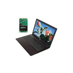 FRONTIER、Samsung SSD 840 EVO mSATA搭載の15.6型スタンダードノートPC