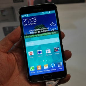 MWC 2014 - Samsungの次期フラッグシップスマホ「GALAXY S5」の実機をチェック