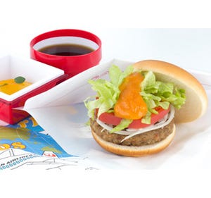 JAL×モスバーガー、コラボ4品目は「AIR モスバーガー モス野菜」