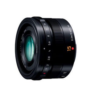 パナソニック、スナップ撮影に最適な15mm/F1.7の単焦点LEICAレンズ