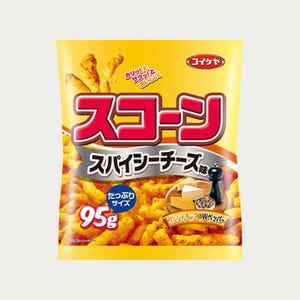 湖池屋「スコーン」に"スパイシーチーズ味"登場 - 3種類のチーズをブレンド