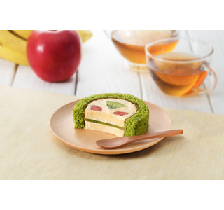 スムージーがロールケーキに!?　ローソンから緑の野菜のスイーツ発売