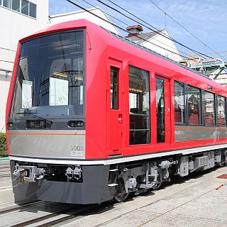 箱根登山鉄道、新型車両3000形1両の搬入を完了 - 残る1両も夏頃に搬入予定