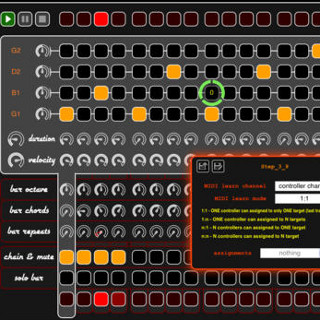 iPad向けステップシーケンサーアプリ「B-Step Sequencer」- Thomas Arndt