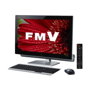 富士通、23型のAVPC「ESPRIMO FH78/RD」 - 外出先スマホから録画番組視聴OK