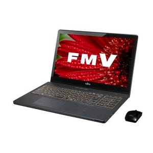 富士通、デザインにこだわった15.6型ノートPC「LIFEBOOK AH77/R」