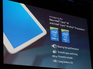 米Intel、Broadwellベースのタブレット/超薄型ノート向けCPU「Core M」発表