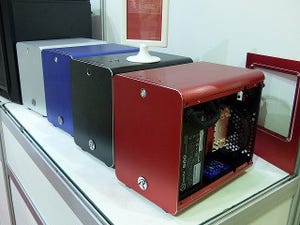 COMPUTEX TAIPEI 2014 - もう1つの新メーカーRAIJINTEK、カラバリ豊富なMini-ITXケースに注目