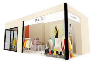 東京都・二子玉川に、デンマークのレインウェア「RAINS」の限定店舗