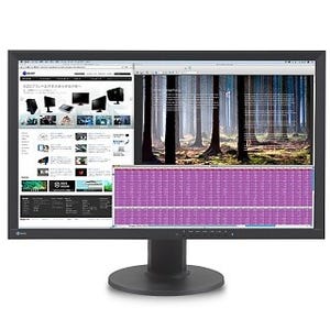 EIZO、疲れ目防止機能を搭載する2,560×1,440ドット表示の27型ワイド液晶