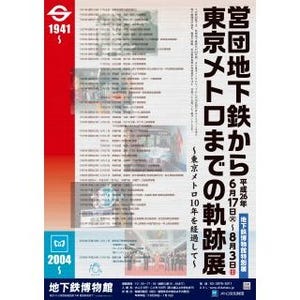 東京都・地下鉄博物館で「営団地下鉄から東京メトロまでの軌跡展」6/17から