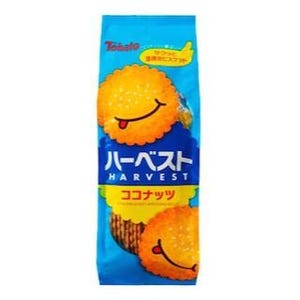 東ハト、薄焼きビスケット「ハーベストココナッツ」を夏季限定で発売