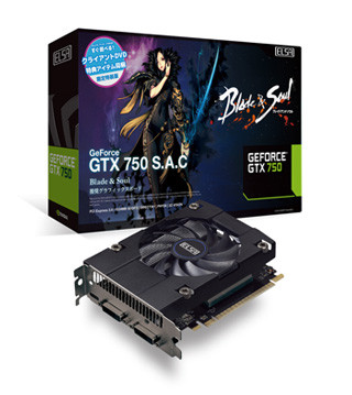 ELSA、静音ファン搭載のGeForce GTX 750搭載グラフィックスカード