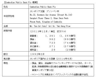 りそな銀行など、カンボジア・パブリックバンクと業務提携--進出企業を支援