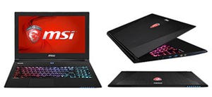 MSI、3Kディスプレイを採用した厚さ19.95mmの15.6型ゲーミングノートPC