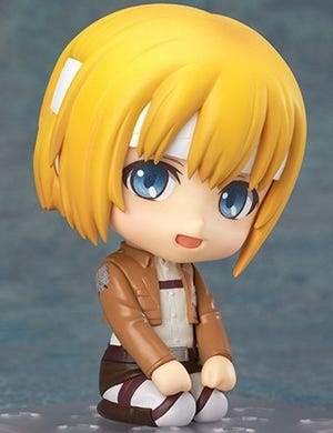 『進撃の巨人』アルミンがねんどろいど化、包帯ミン＆心臓を捧げるポーズも