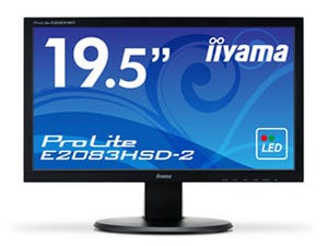 iiyama、ブルーライト低減&フリッカーフリー機能搭載の19.5型ワイド液晶