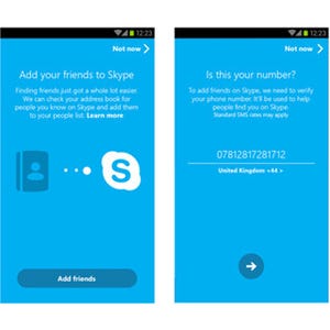 「Skype 5.0 for Android」でアドレス帳と連携し友人を自動検出可能に