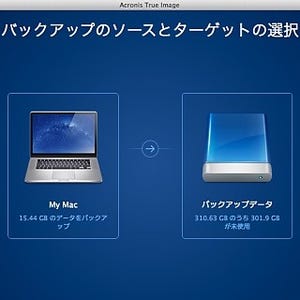 アクロニス、Mac用イメージバックアップソフト「True Image for Mac」