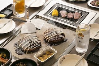 東京都羽村市に「お好み焼肉 道とん堀」登場-"焼肉"と"お好み焼き"を1軒で!