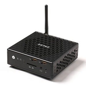 ZOTAC、手のひらにも乗っかる127mm四方のコンパクトベアボーンを4モデル