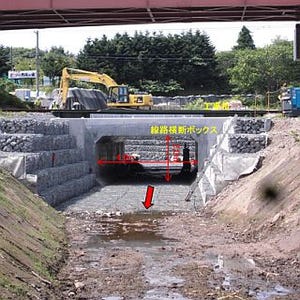 JR函館本線山越～八雲間、大雨による脱線事故発生箇所付近に非常導水路設置