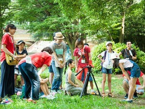 夏休みの子どもたちがiPad miniで映画作りに挑戦! - ワークショッププログラム『えいがっこ! 2014』