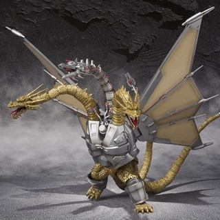 「S.H.MonsterArts」で待望のメカキングギドラ立体化、捕獲マシンハンドも付属