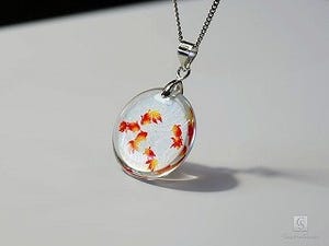 金魚のピアス、金魚の指輪…金魚アクセサリーがすごく可愛い!!